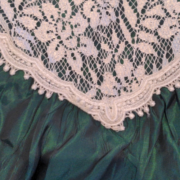 Vintage Scott McClintock strapless lace prom dress - Picture 3 of 10